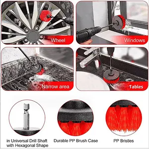 Auto Detailing Kits 16 PCS Car Cleaning Set Details Brush